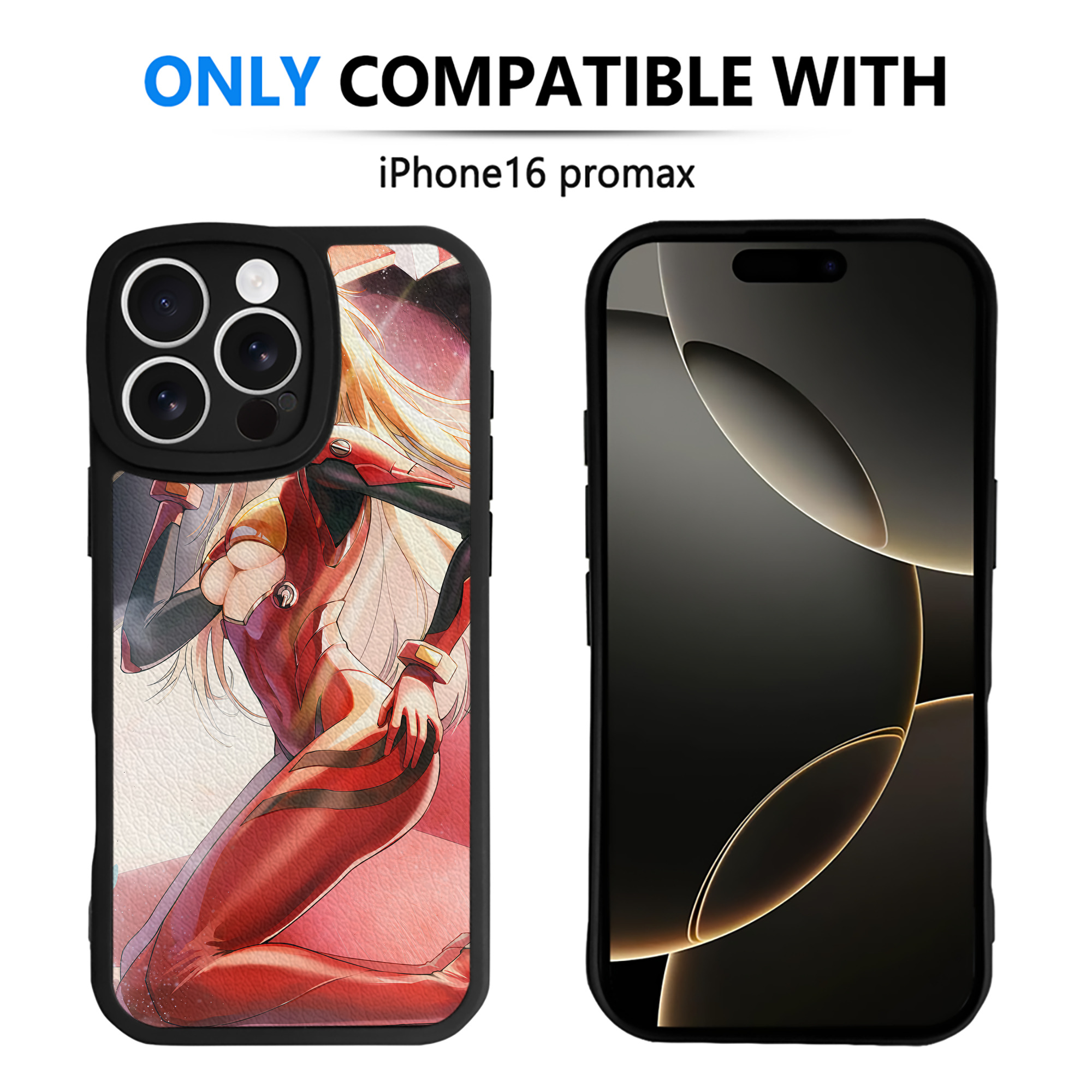 （画像用） EVA 新世紀エヴァンゲリオン 【iPhone 16シリーズ対応】シリコンスマホケース（レザー調） 材質：シリコン